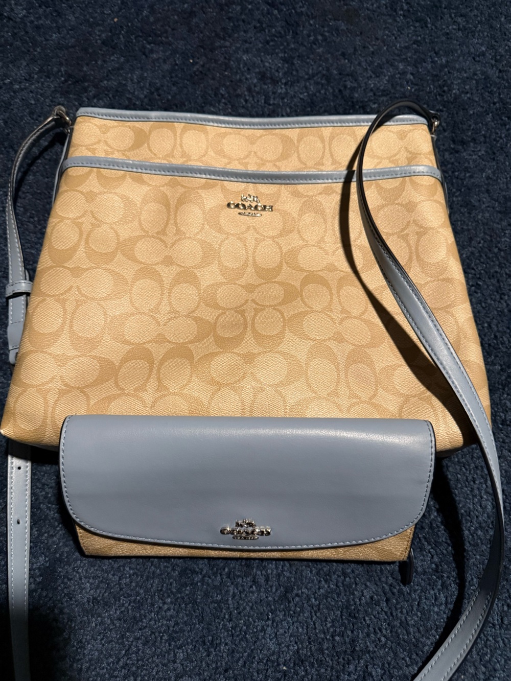 Coach crossbody and wallet set - Picture 1 of 8
